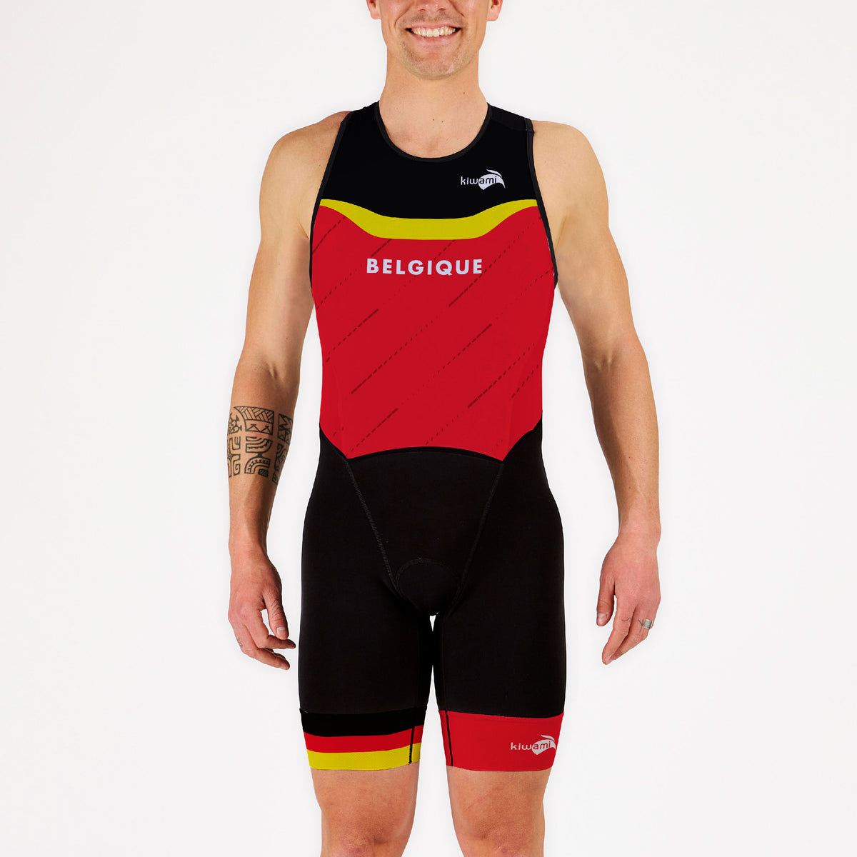 trifonction personnalisée aux couleurs de la belgique kiwami sports feel the performance