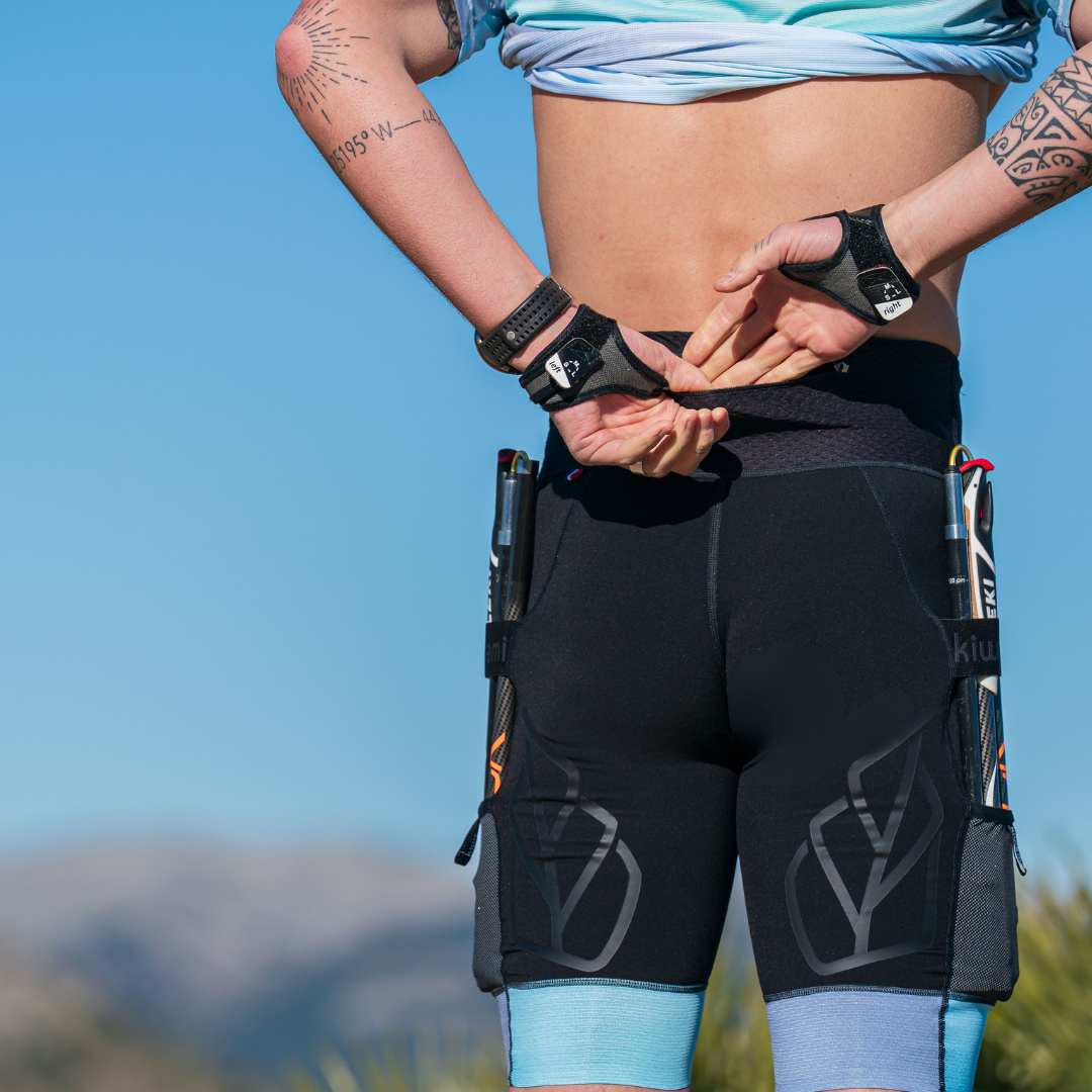 short porte-bâtons cuissard trail kiwami fabrication française