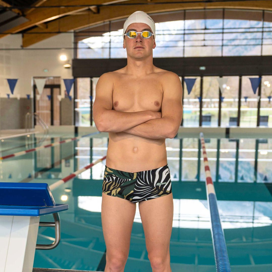 maillot de bain de natation homme triathlète nageur fabrication française kiwami sports