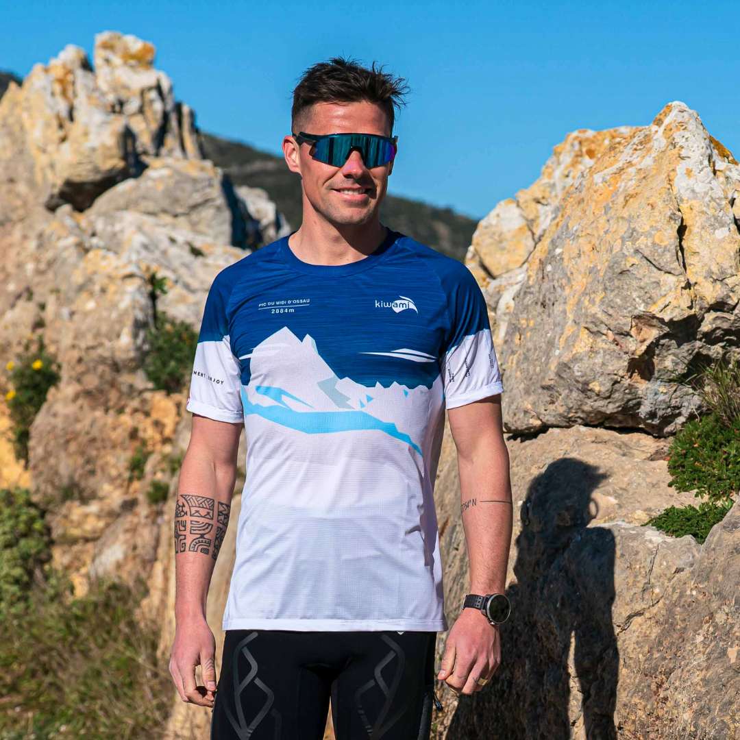 T-shirt hommage au Pic du Midi d'Ossau – Jean-Pierre fabrication française Pau 64 Kiwami sports