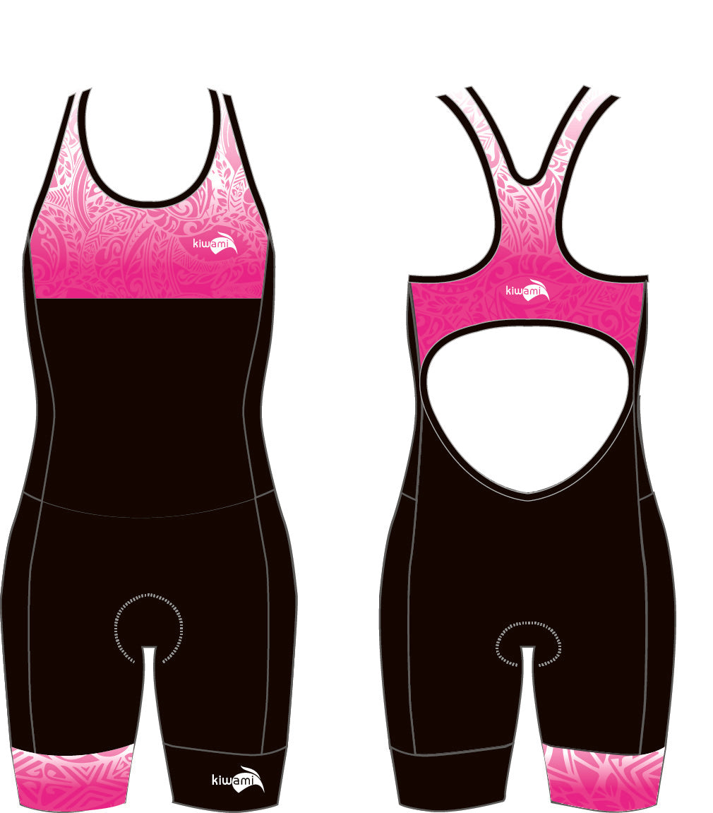 Women's Prima Openback Boreal Aurora trisuit