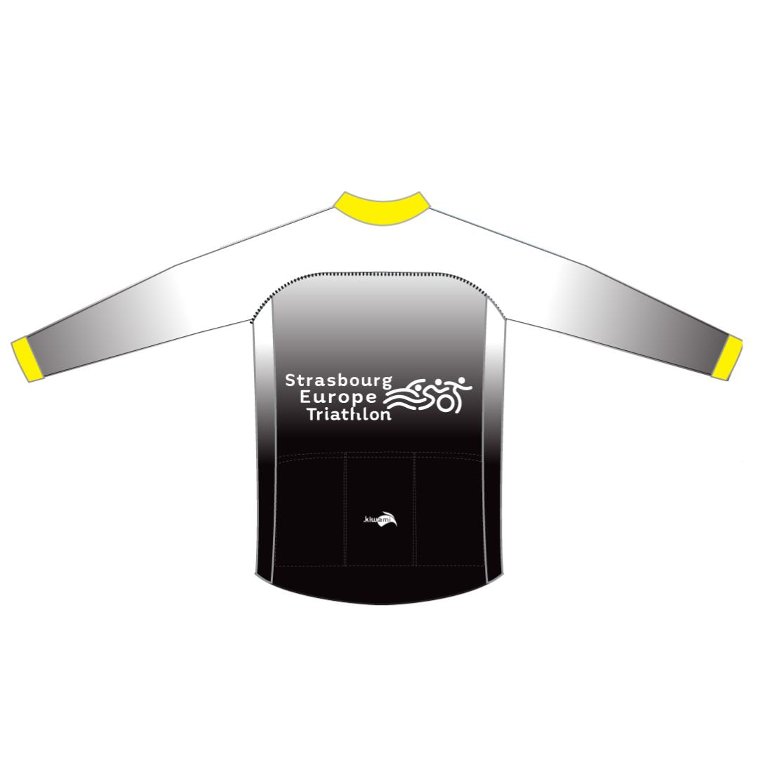 Veste vélo demi-saison PEYRESOURDE Strasbourg Europe triathlon