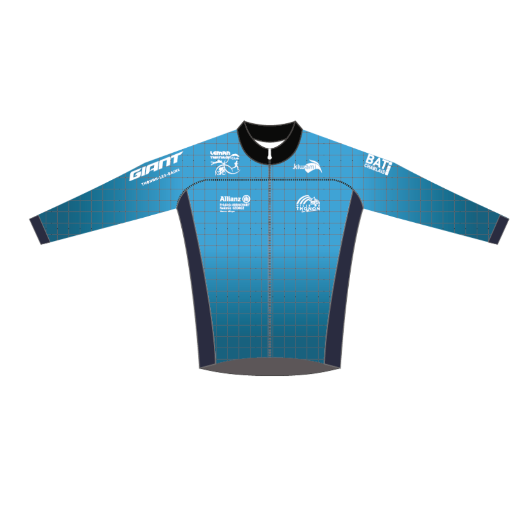 Veste vélo demi-saison PEYRESOURDE Léman triathlon