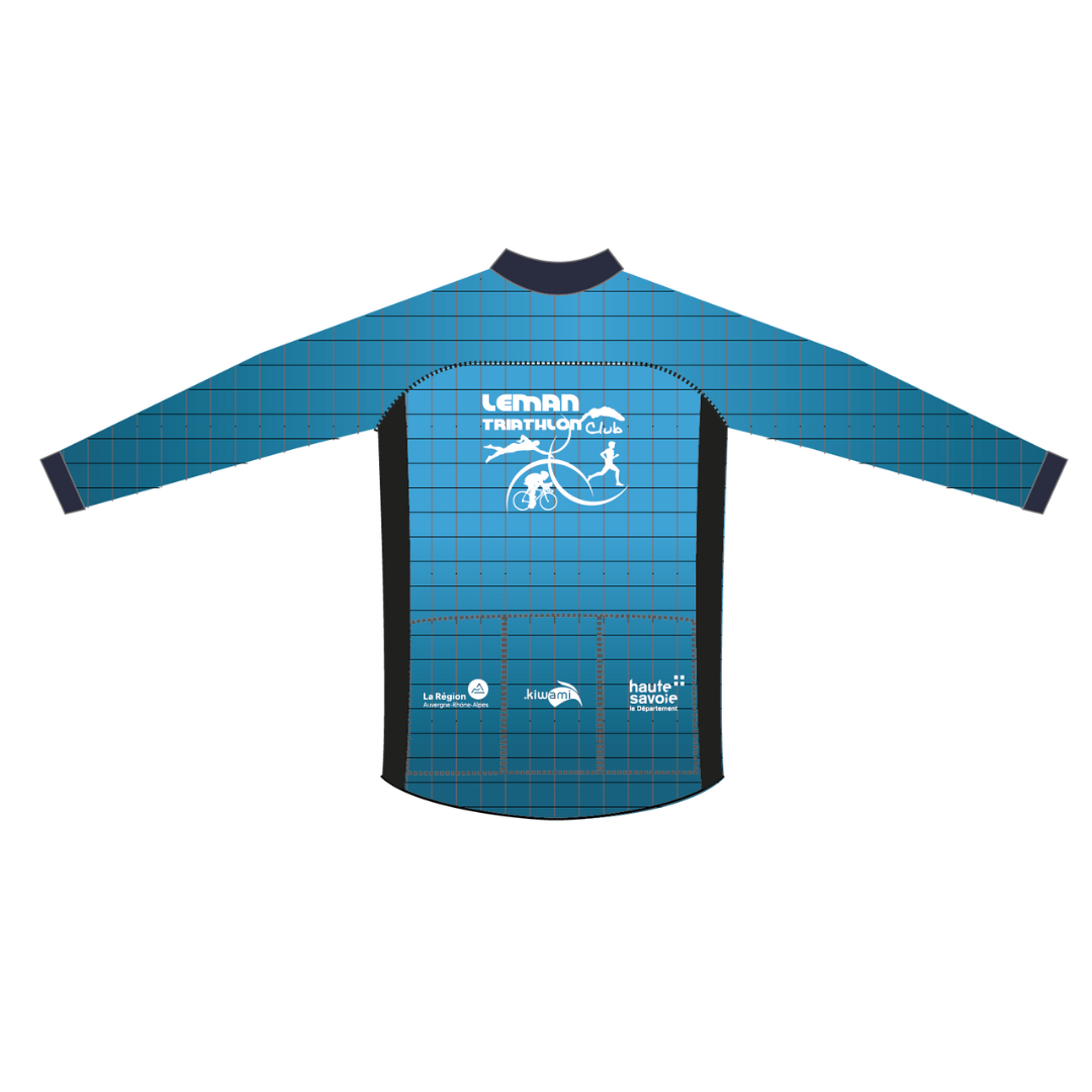 Veste vélo demi-saison PEYRESOURDE Léman triathlon