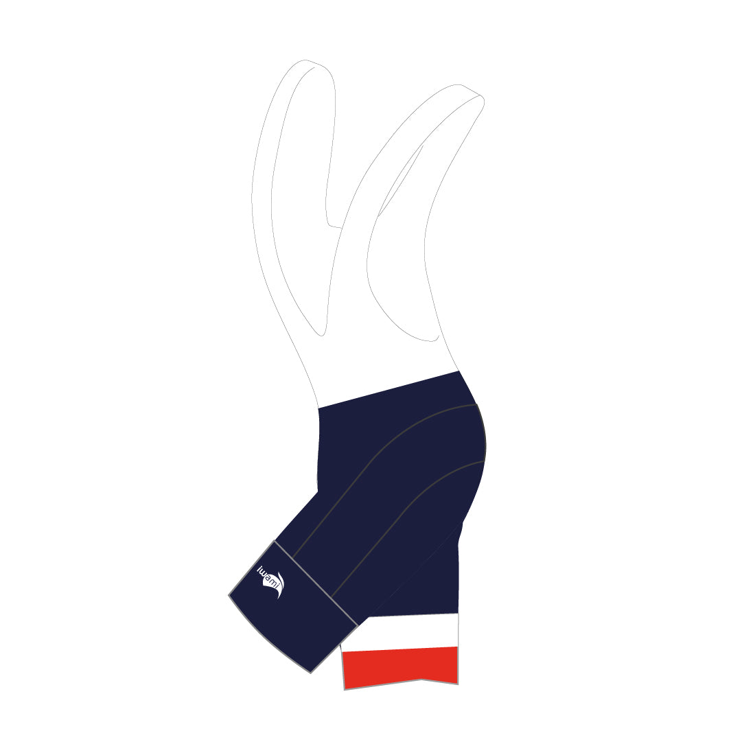 Aubisque - Cycling bib short Finisher White