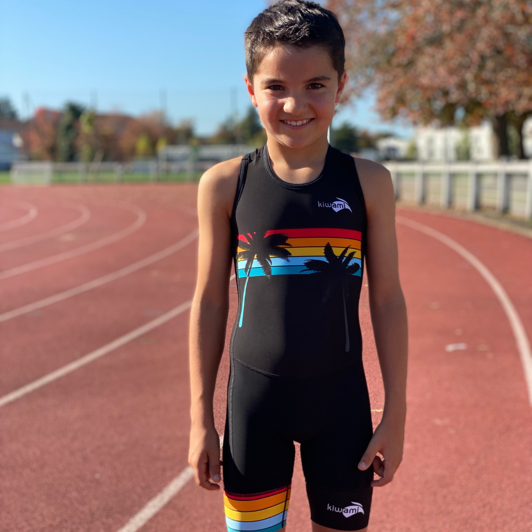 combinaison enfant triathlon trifonction junior fille garçon fabrication française kiwami sports