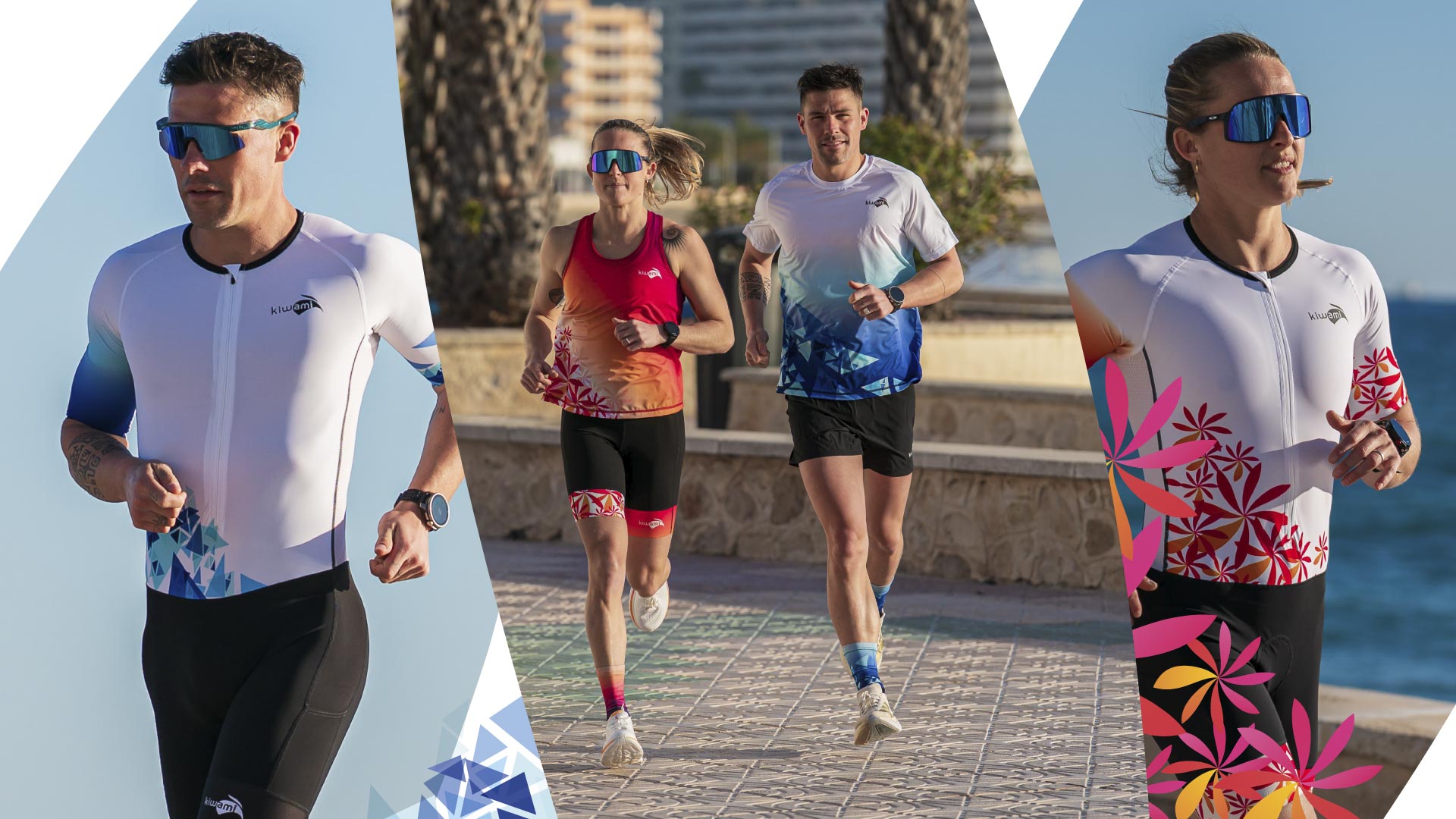 nouvelle collection triathlon cyclisme natation running textile kiwami sports fabrication française