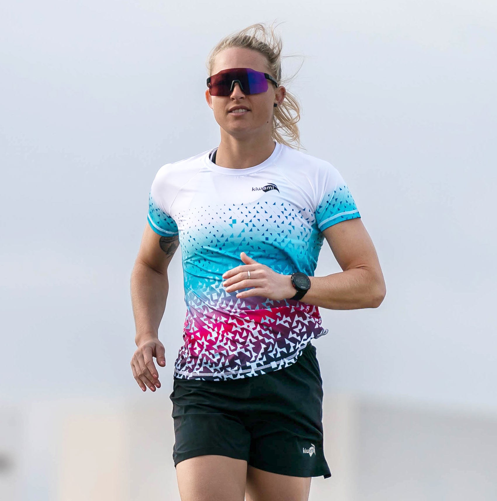 Tee-shirt running Femme Delta