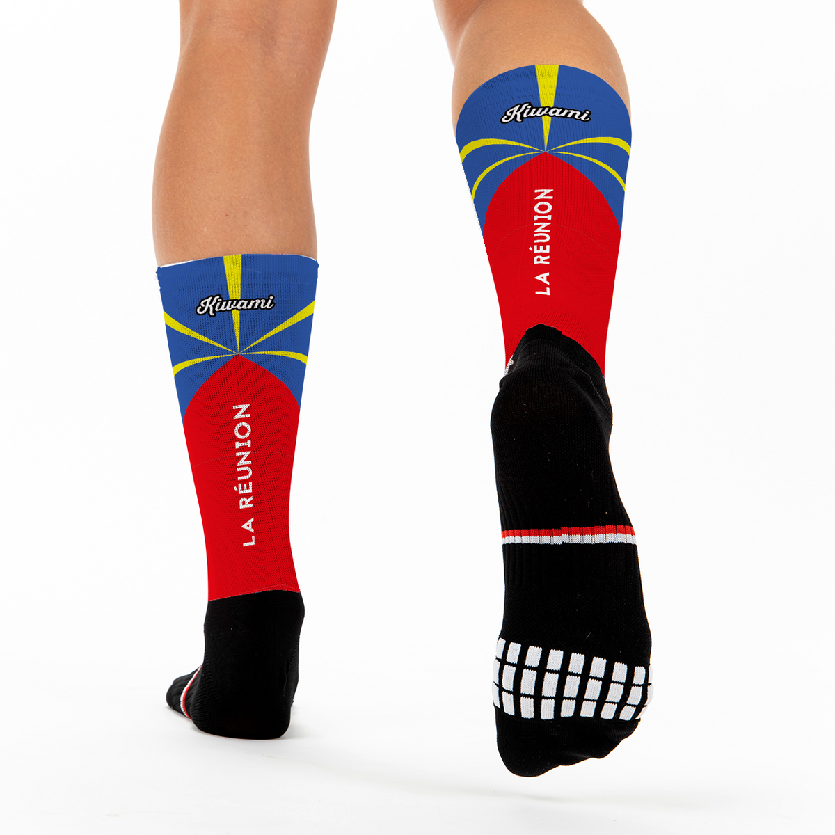 chaussettes running personnalisées ile de la réunion triathlon trail