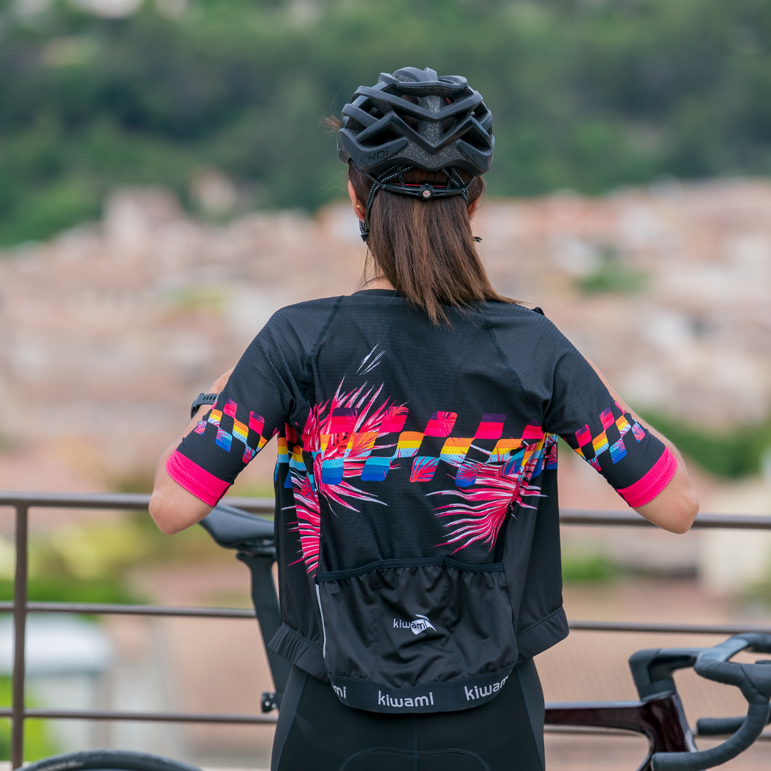 Haut de vélo respirant léger pour femme made in france kiwami