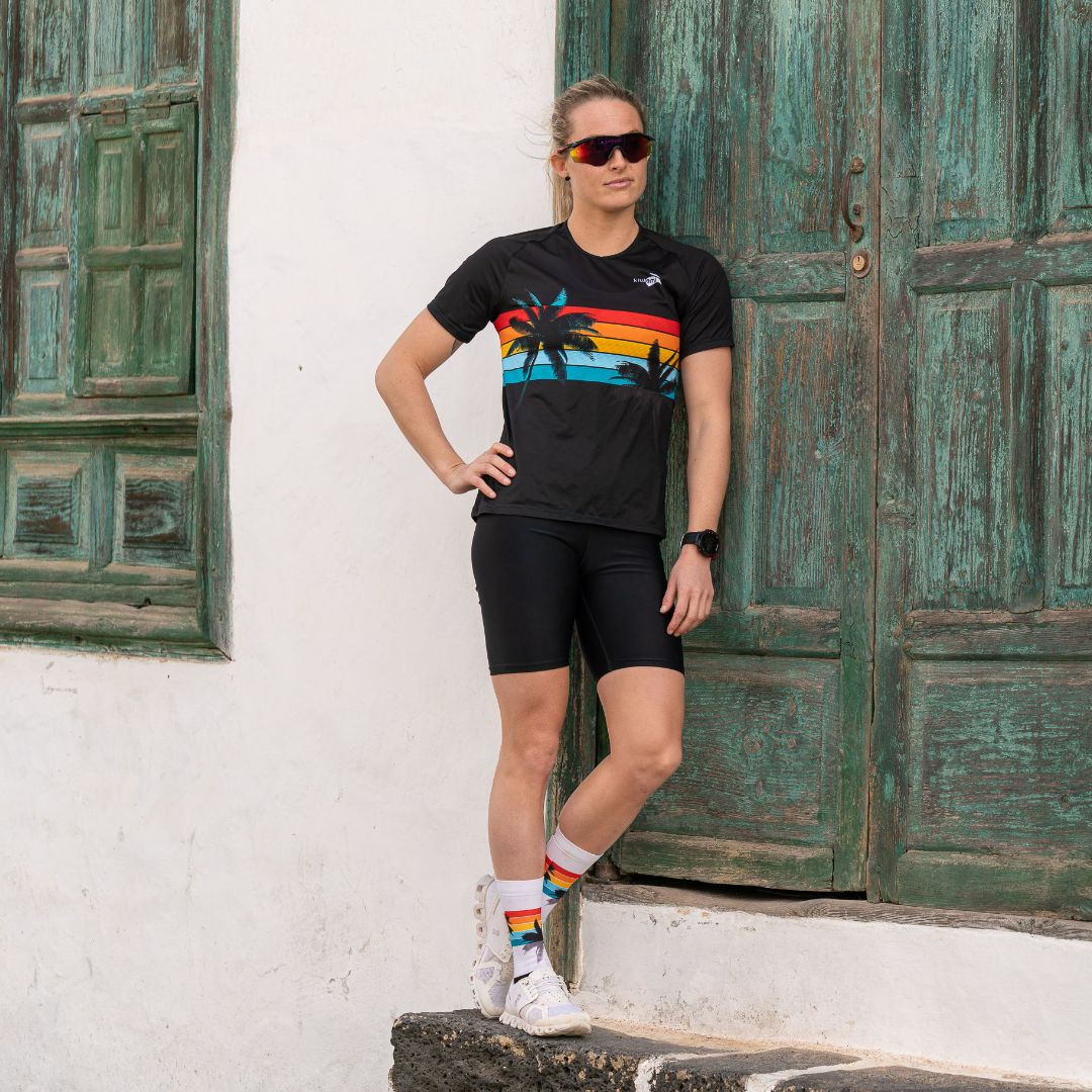 Women's running t-shirt Malibu