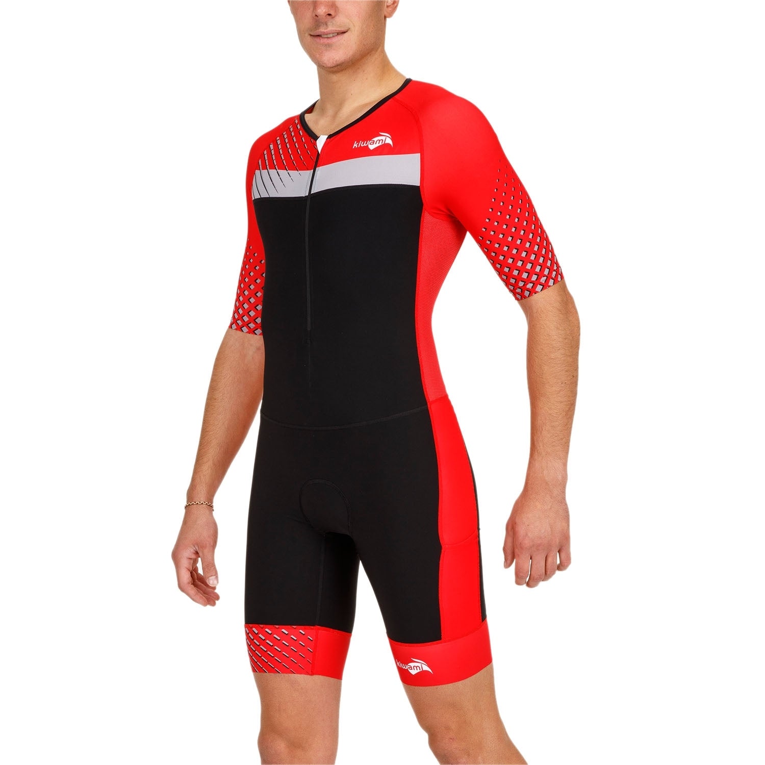 Combinaison Triathlon KIWAMI PRIMA LD AERO - Monobloc Homme - Noir/blanc - Neuf