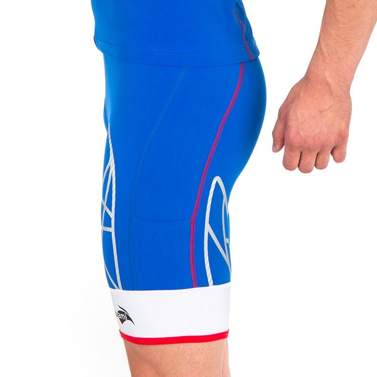 Spider short de triathlon royal red homme - Promo