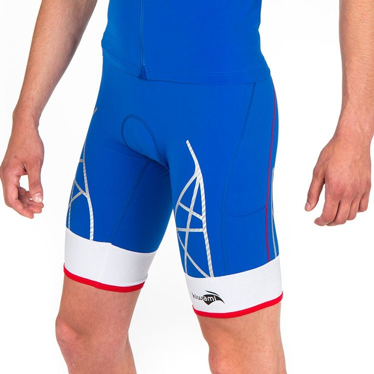 Spider short de triathlon royal red homme - Promo