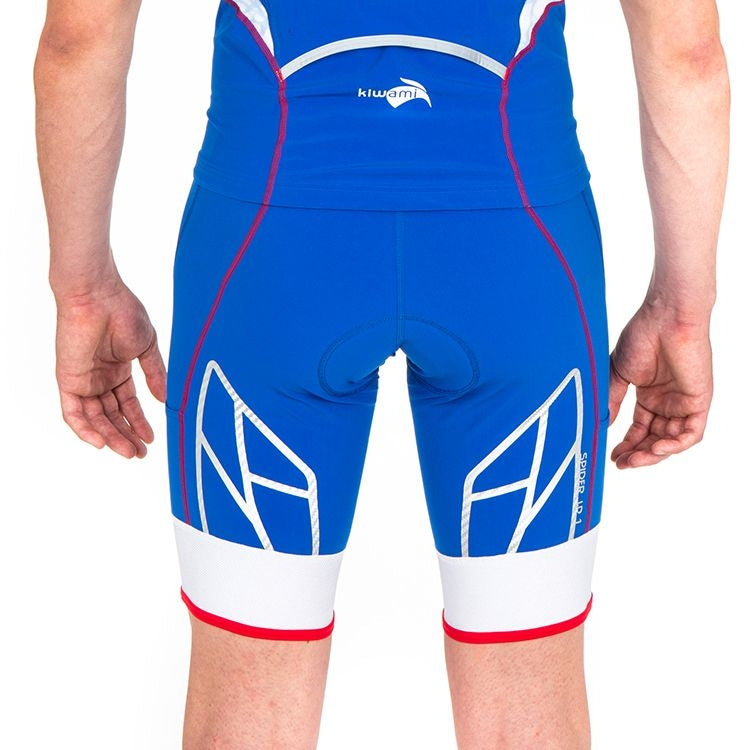 Spider short de triathlon royal red homme - Promo