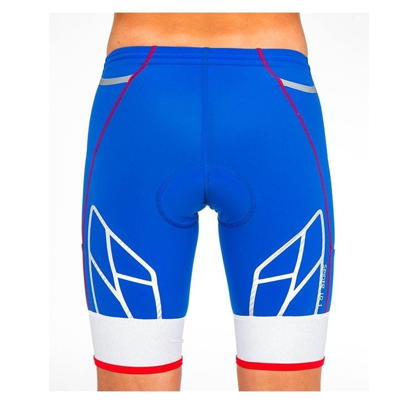 Spider short de triathlon royal red femme Promo