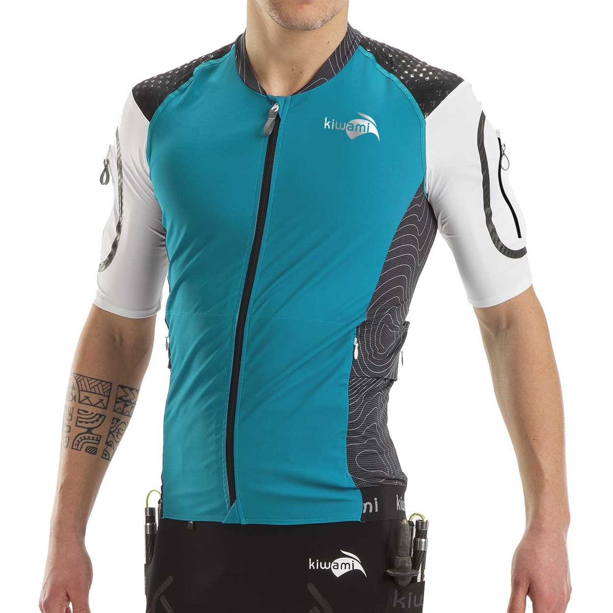 maillot_de_trail_running_homme_polyvalent_bleu_kiwami_sports