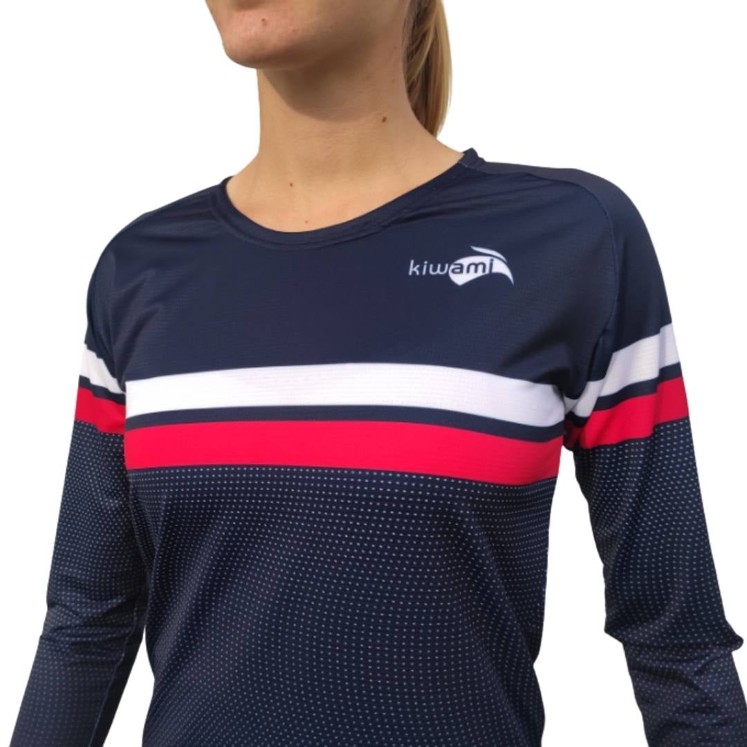 Tee-shirt running Femme manches longues Club