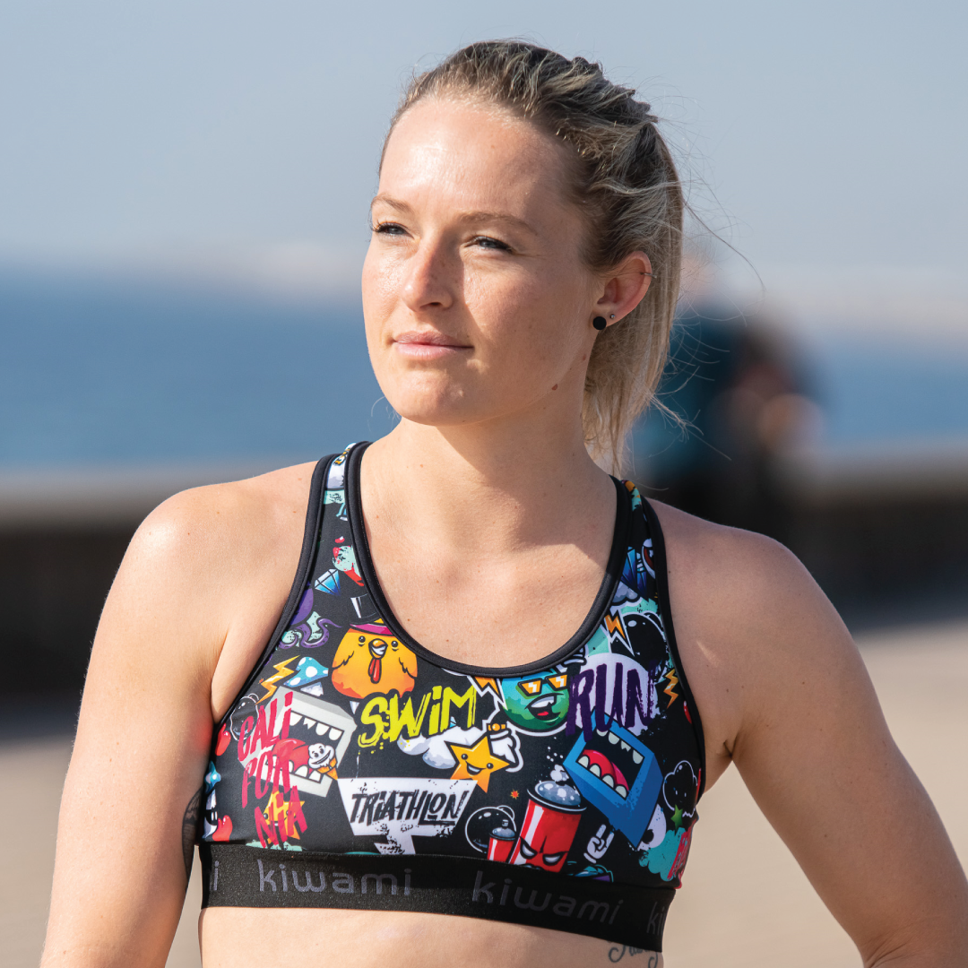 Brassiere_sports_femme_running_triathlon_venice_colorée_originale_kiwami_sports_fabrication_francaise