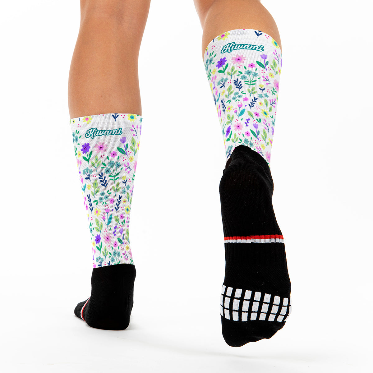 socks_sports_running_cycling_flowers_made_in_france_kiwami_sports
