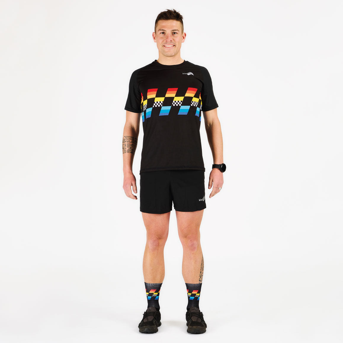 Tee-shirts manches courtes Running Homme développés pour la performance pure et le confort absolu. Course à pied, triathlon- tee-shirts fabriqués en France par Kiwami Sports