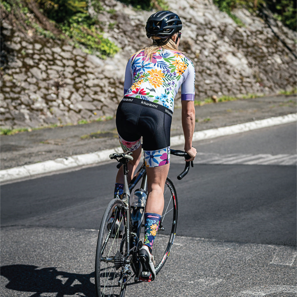 Maillot cycliste femme marquage 1 couleur