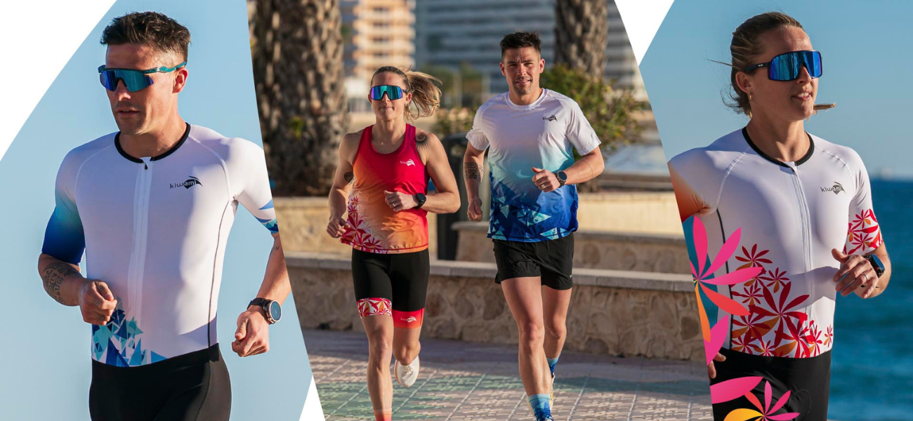 Nouvelle collection triathlon trifonction cyclisme tenues velo running course à pied Kiwami Sports