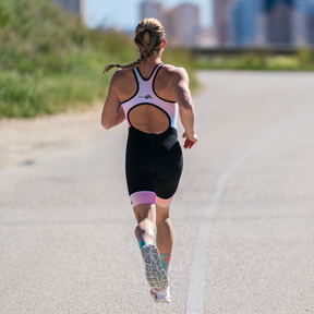 Women's triathlon suit HIRANGA Openback, elite, high quality, performance, open back triathlon outfit