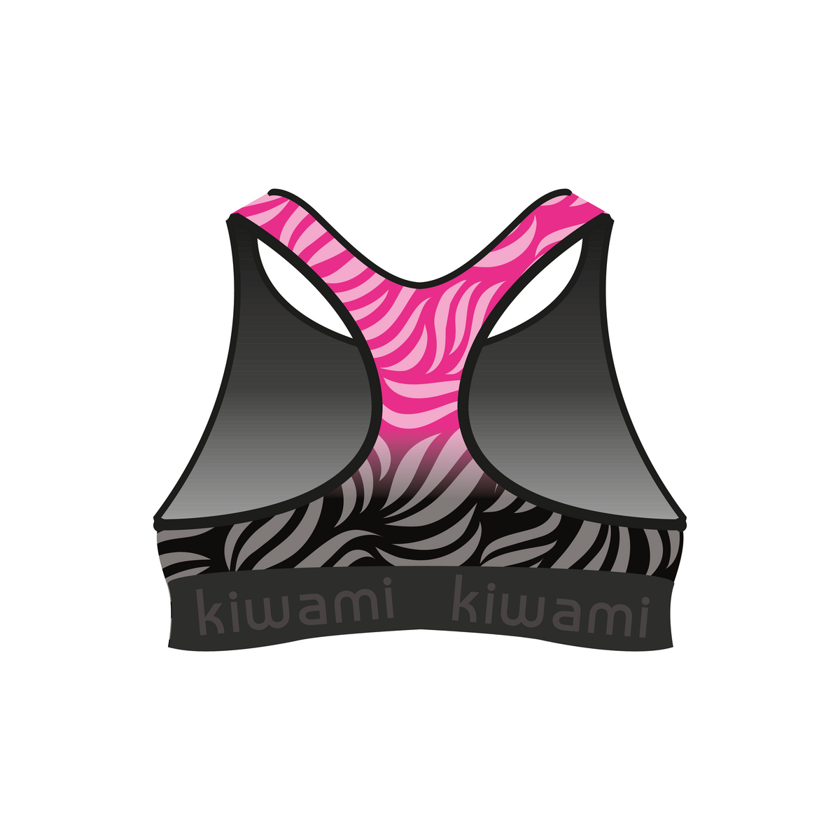 Pink brassière kiwami racing team 2025 triathlon trail running