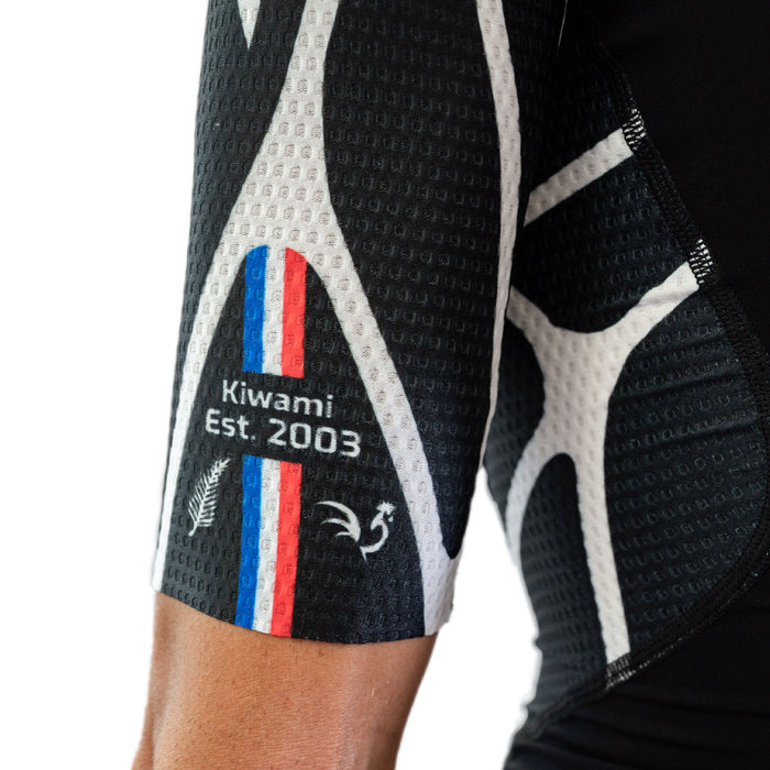 Short triathlon racer homme noir et atoll Short triathlon racer homme noir et atoll