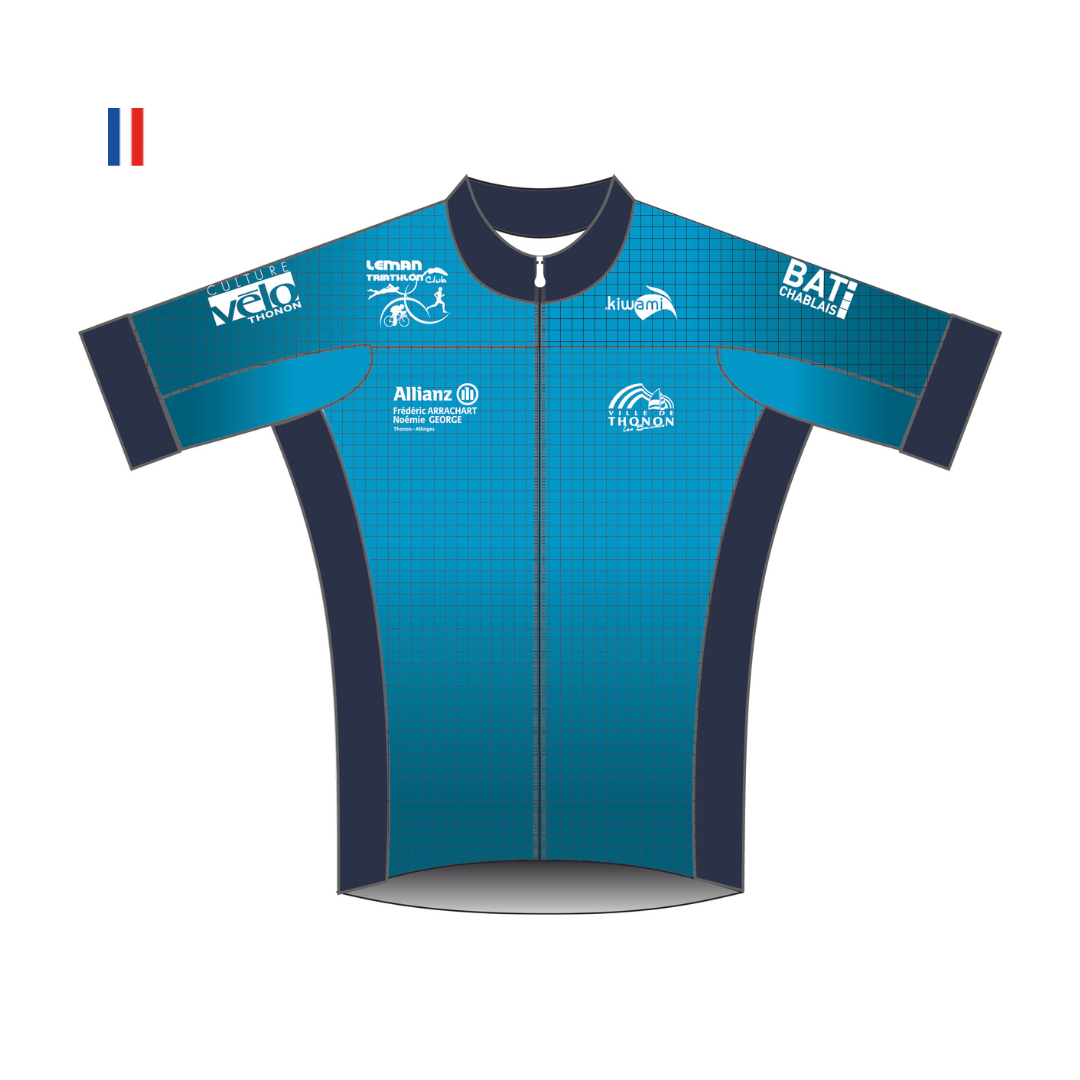 Mente - Maillot vélo manches courtes Léman Triathlon