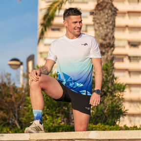 Tee shirt course à pied homme Kiwami respirant idéal entraînement running et triathlon