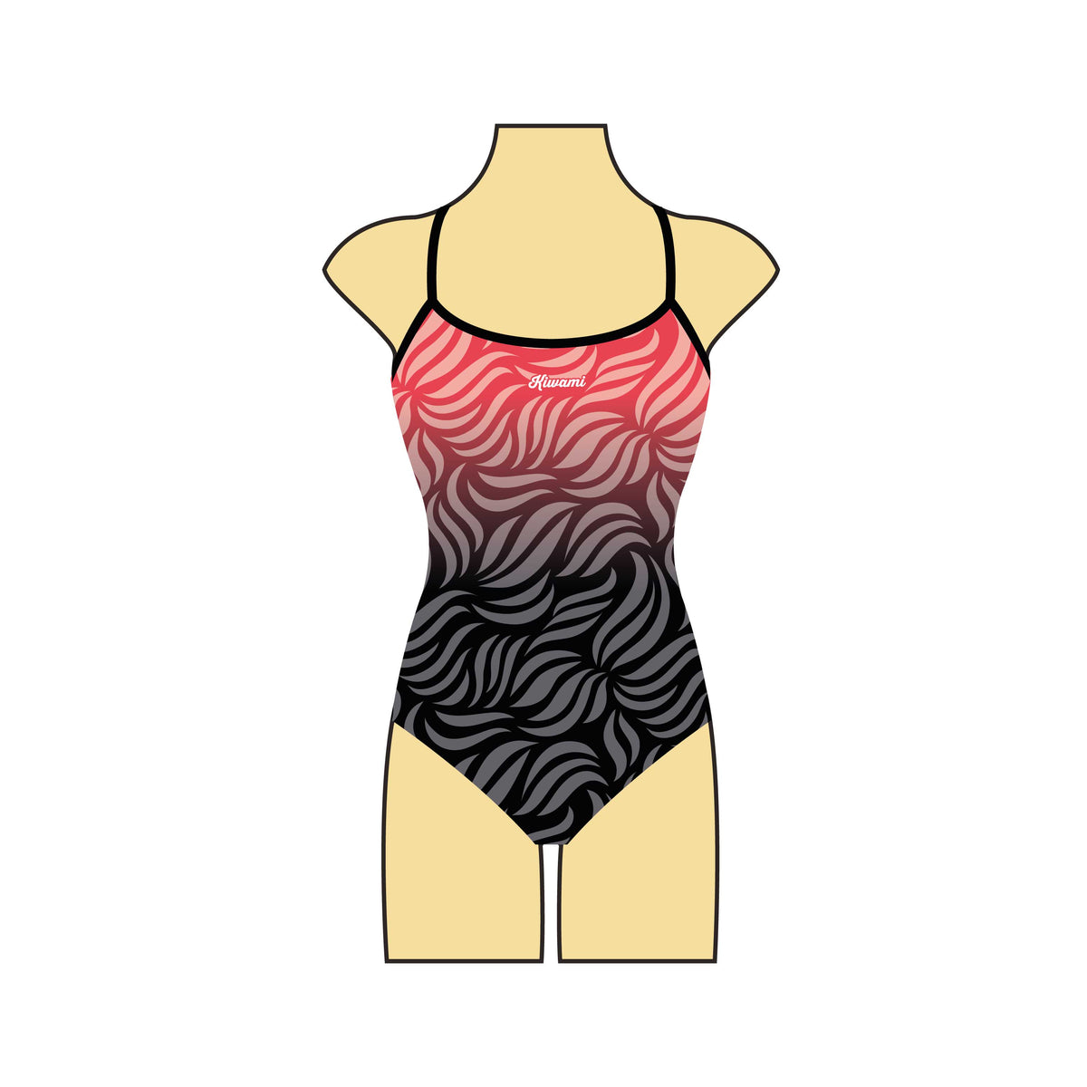 Maillot natation femme 1 pièce Kiwami Racing Team