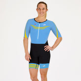 Aruba women triathlon suit, trisuit for ironman - be proud of your colors. Kiwami Sports feel the performance