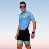 aruba triathlon suit, full custom trisuit Aruba for long distance, Ironman aerodynamic fabric kiwami  sports made in france feel the performance