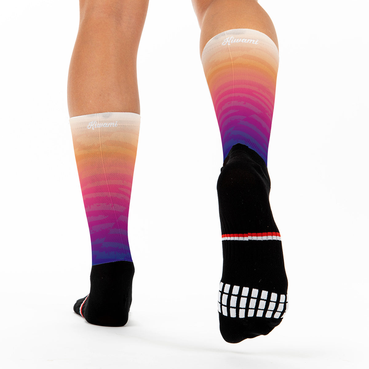 chaussettes running triathlon wild sunset kiwami sports assorties à la trifonction femme PRIMA LD AERO Wild Sunset
