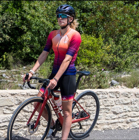 Trägerlose Triathlon shorts Soulor - Wild Sunset