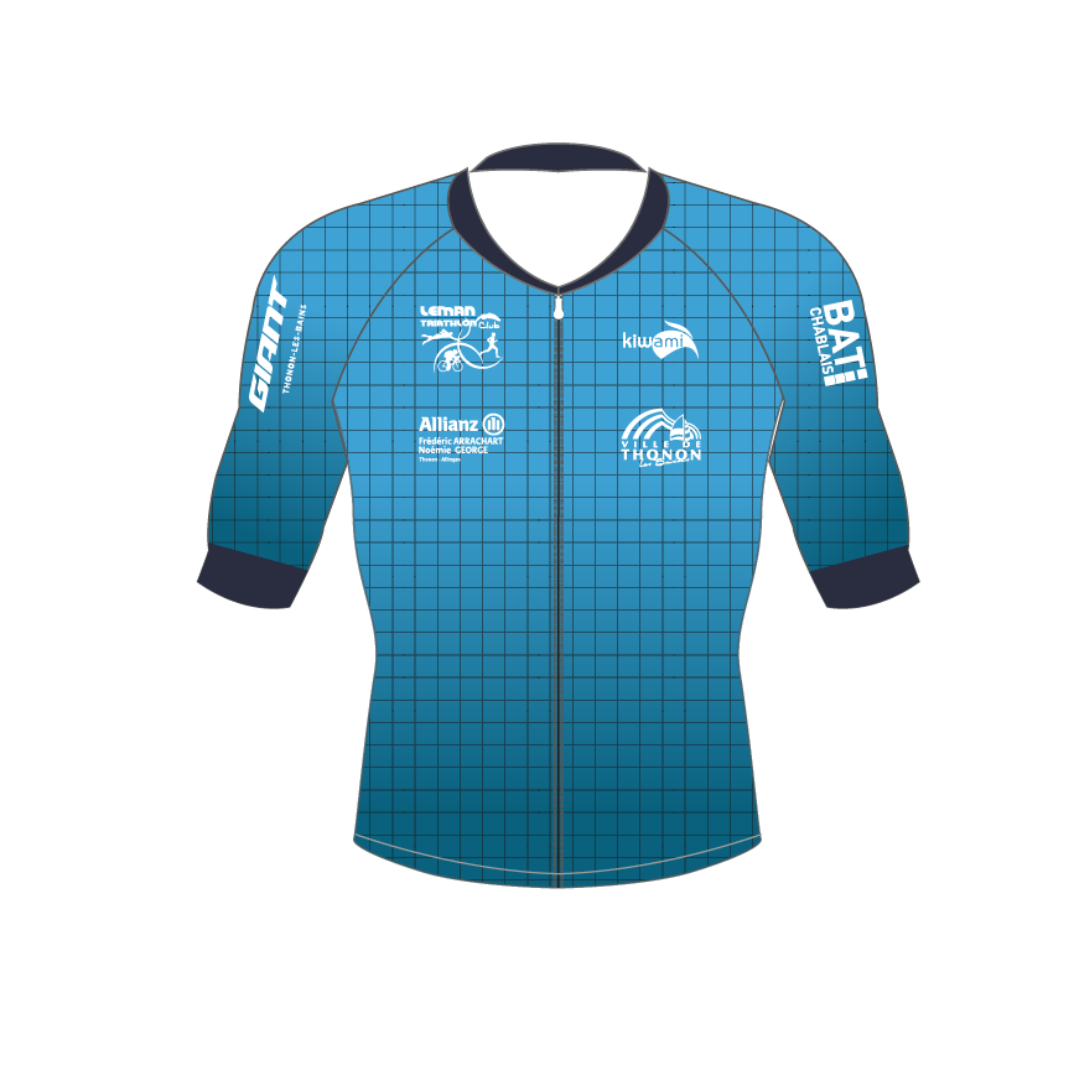 Maillot vélo spandelles - Léman triathlon - club 