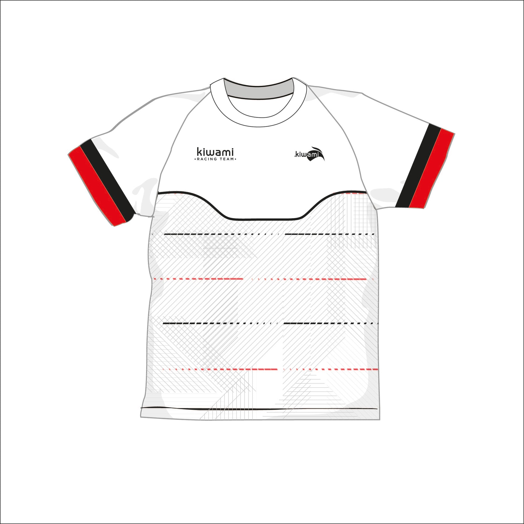 Tee-shirt de running Racing Team White