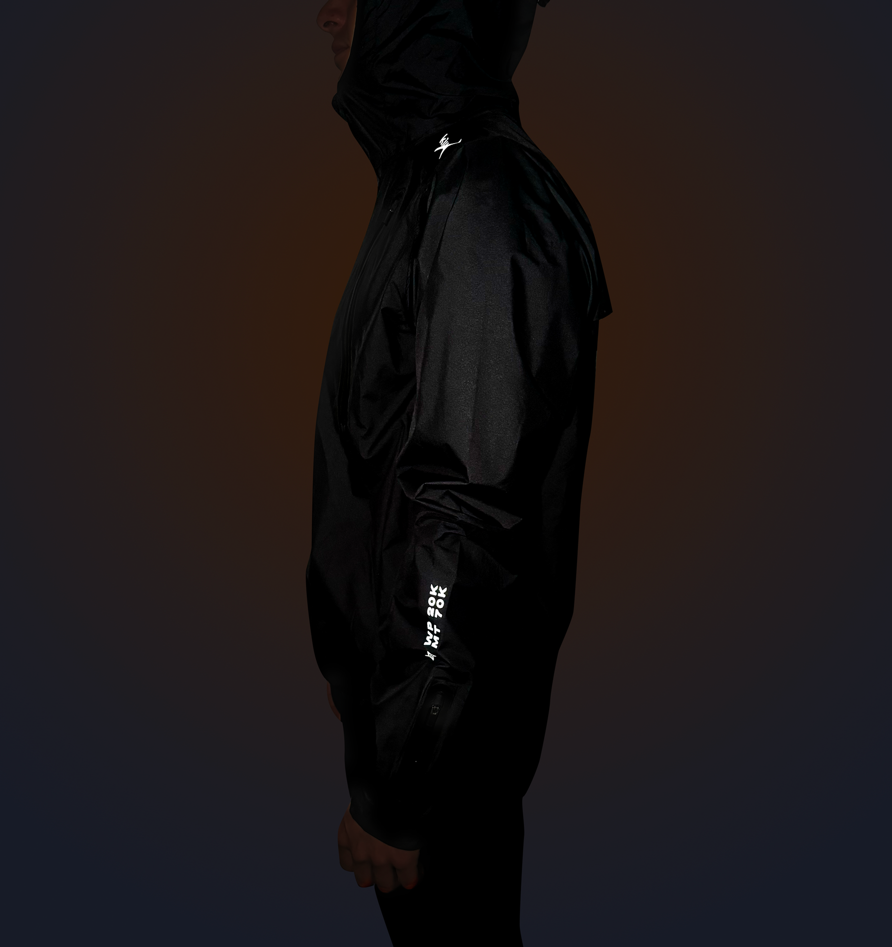 Men's Waterproof Windbreaker Jacket VOS - Black - 3X-Large 