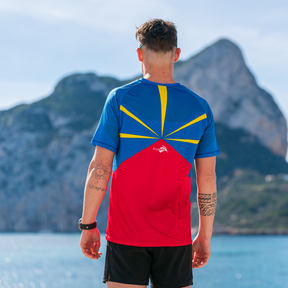 mythique trail île de la réunion running tee shirt Mafate Cilaos St Pierre Pointe au sel Saint Denis fabrication française kiwami sports