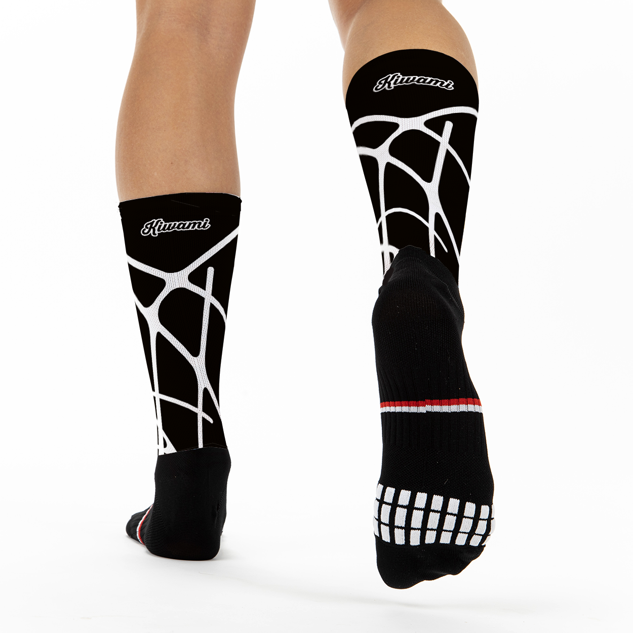 running socks -kiwami sports - 20 anniversary- triathlon-triathlete-spider socks-