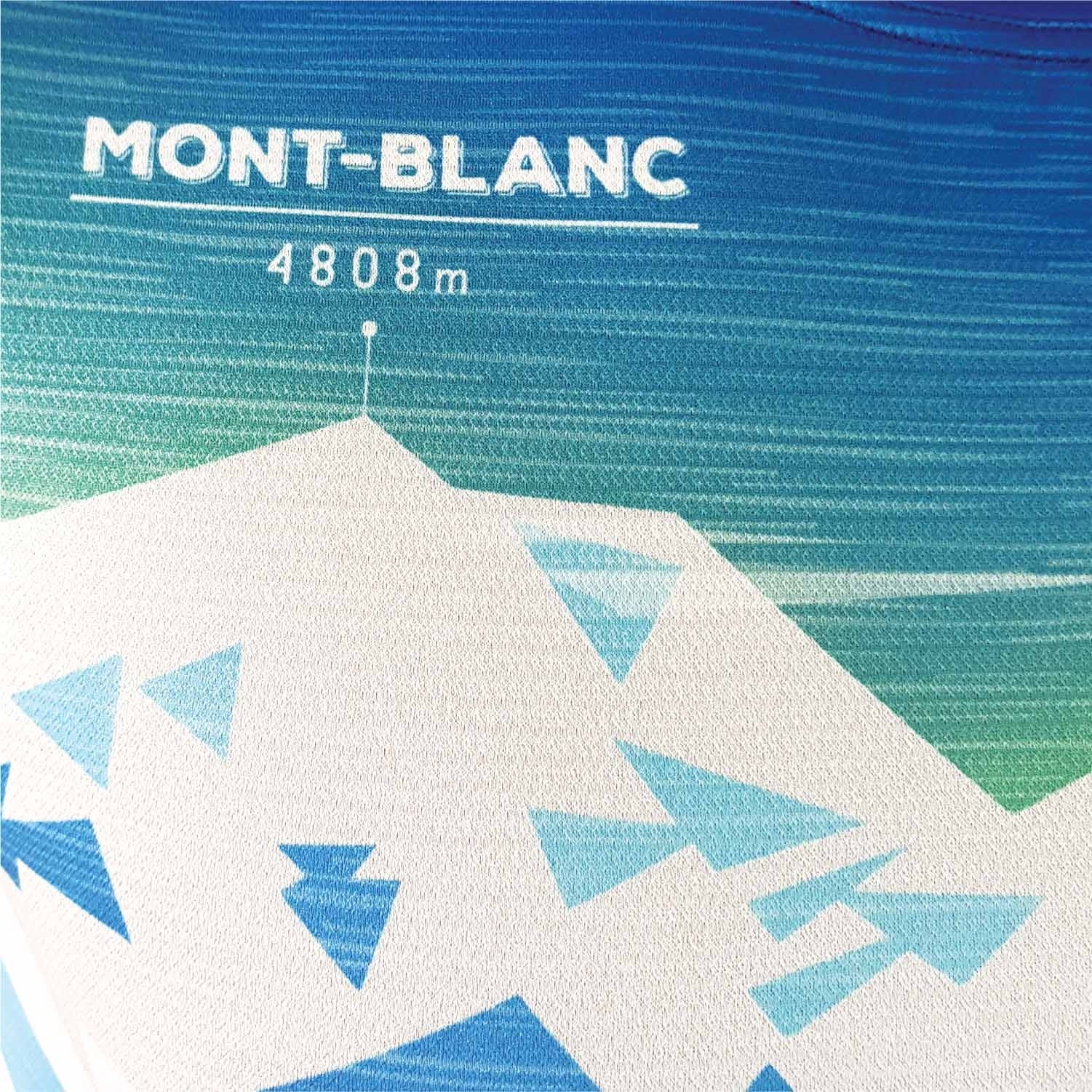 trail running tee-shirt mont blanc fabrication française montagne tee-shirt original