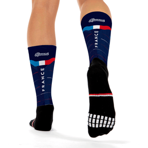Chaussettes Cyclisme Course NORTEI Homme Femme - Rembourrées Respirantes Compressives Triathlon Randonnée