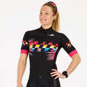 Maillot Cyclisme Femme Sundried Pro Range - Manches Courtes - 3 Poches Arrière - Réfléchissant - 3