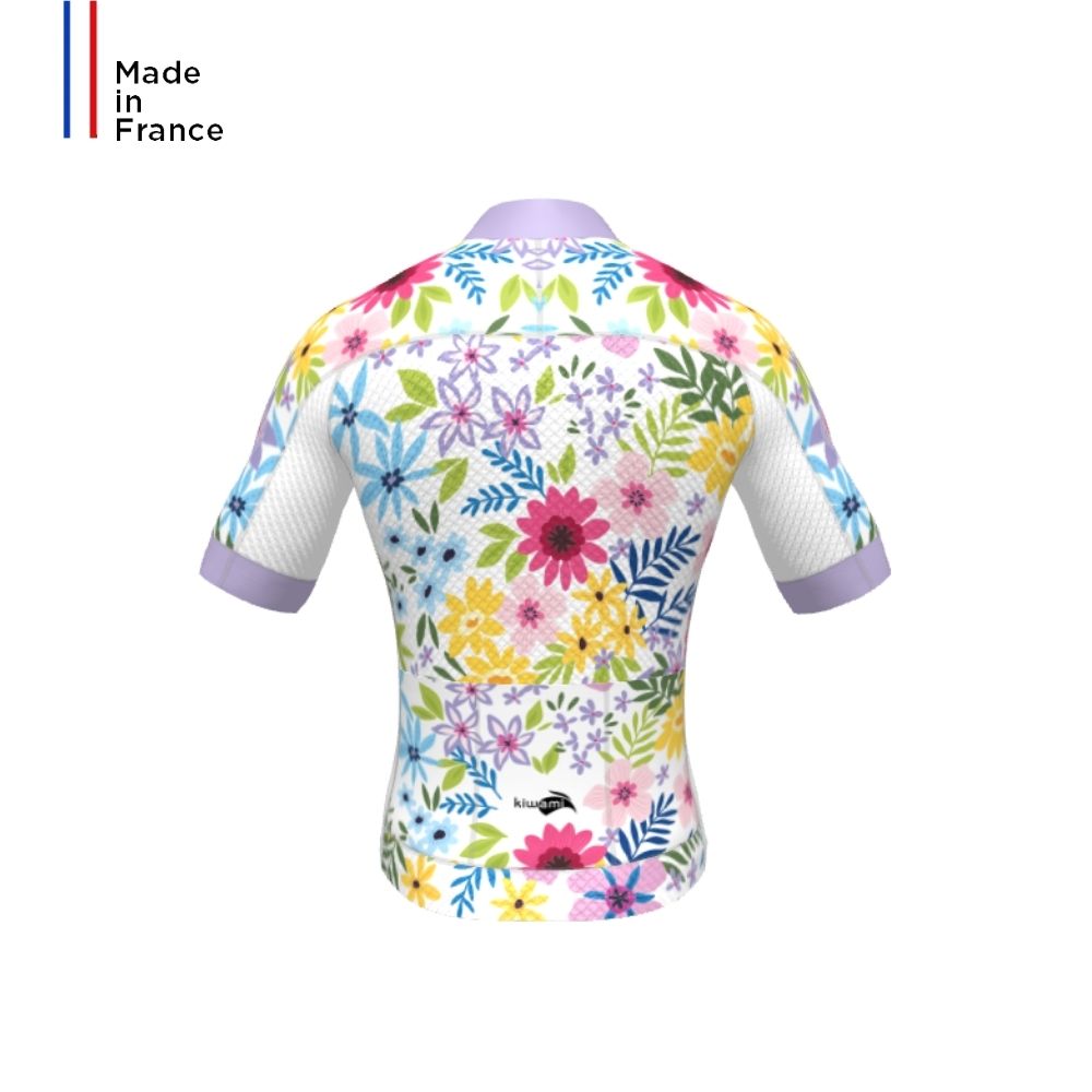 Maillot vélo Femme - Edition Spring - White Flower