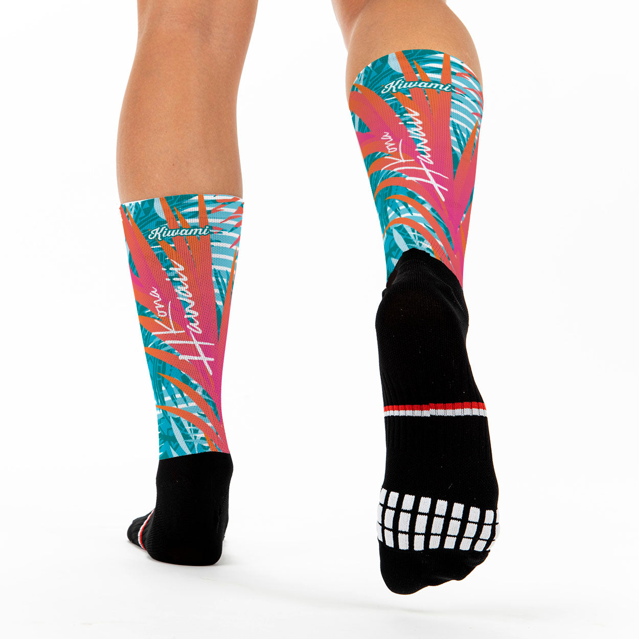 Kona, Hawaii, triathlon emblématique - chaussettes - socks color hawaii