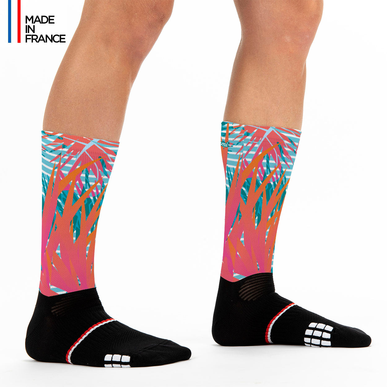 Kona, Hawaii, iconic triathlon - socks - socks color hawaii