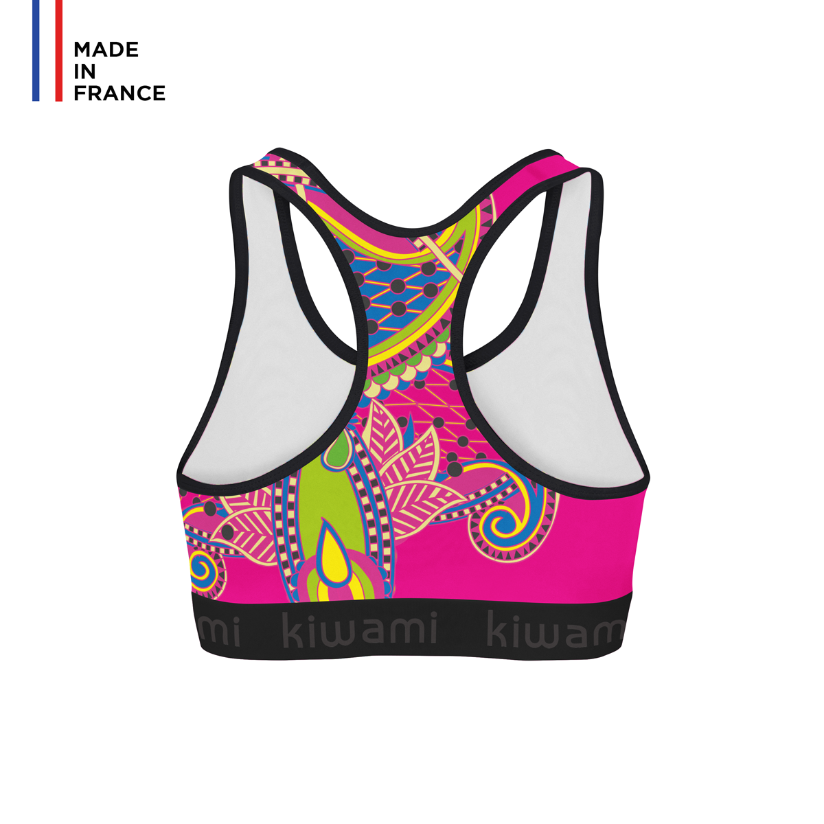 Kiwami Women sports bra for triathlon - Pink tonic
