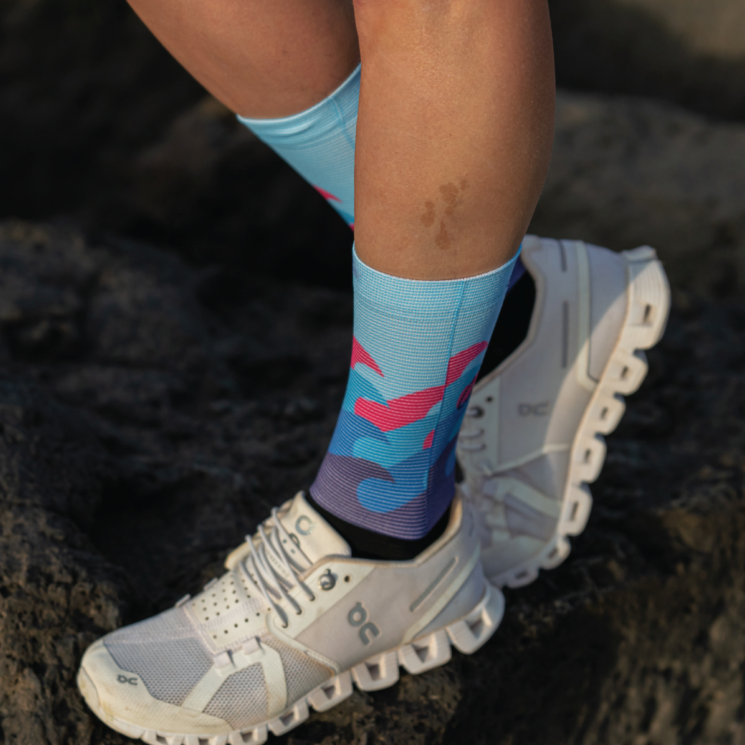 Special design and high quality -The ultimate running socks for training and racing. Triathlon running cycling
